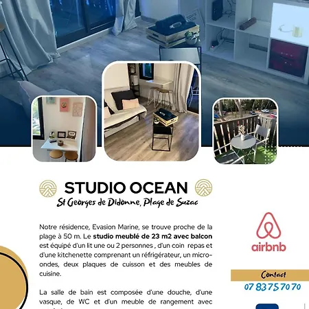 Apartamento Ocean Saint-Georges-de-Didonne